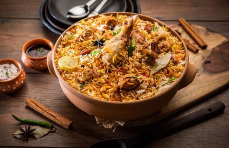 Famous Chicken Biryani Dish