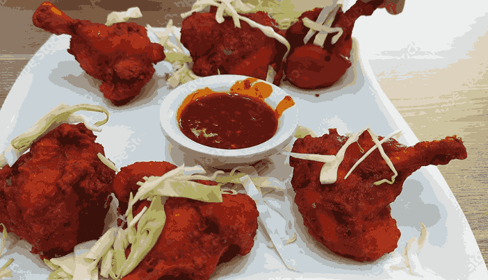 Fried Chicken Lollipop Dish